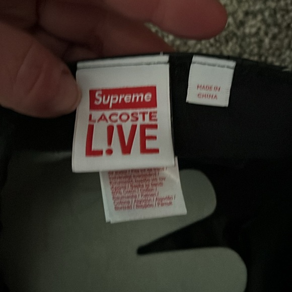 SUPREME X LACOSTE CAP ONE SIZE NWOT - Picture 3 of 3